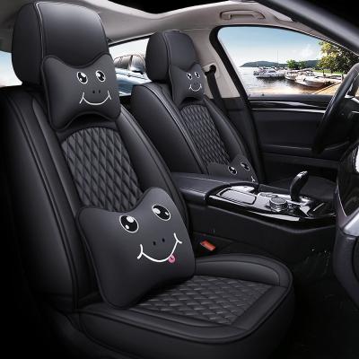 China 2021 Luxury Full Set Car Seat Covers Cartoon Universal Car Seat Covers Cartoon Car Seat Cover Set for sale