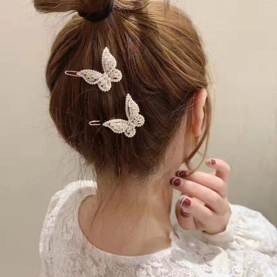 China Fashionable Simulation Pearl Barrette Set Hair Accessories For Women Fashion Wedding Jewelry Ivory Pearl Hairpins Clip Girls for sale