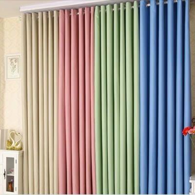 China 2022 Blackout Curtain Factory Plain Blackout Window Panel Curtain For Living Room for sale