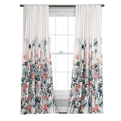 China Wholesale High Quality Printed Elegant Heat-insulation Curtain Fabric Roll Living Room Curtain for sale