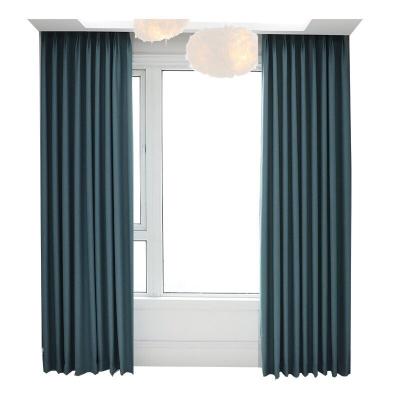 China Heat-Insulation Blackout Curtain Fabric Luxury Fabric Linen Curtains Living Room for sale