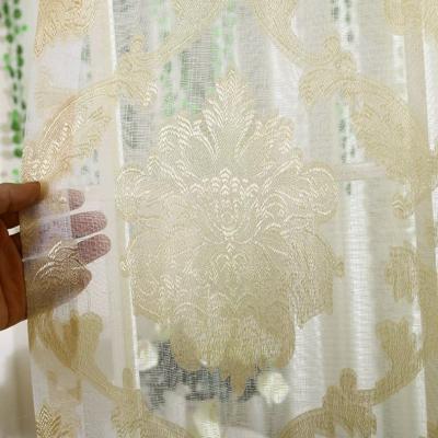 China Flame Retardant Turkish Curtain Jacquard Fabric Hotel Furniture Curtain Design for sale