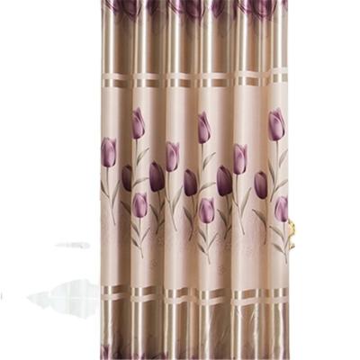 China Blackout Flower Curtain Design Elegant Printing Floral Curtains Printed for sale