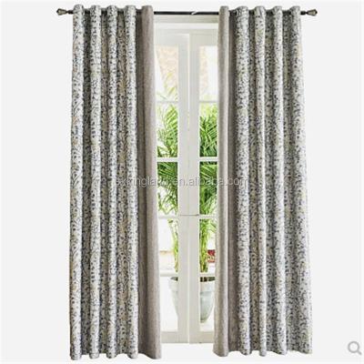 China 100% Polyester Blackout Ready Made Blackout Window Curtains for sale