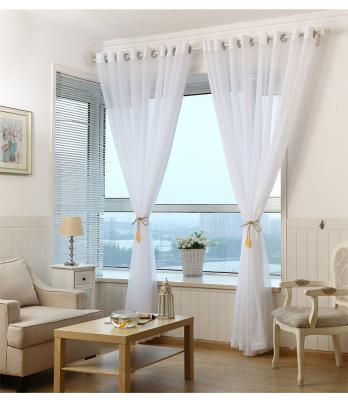 China Cheap Professional Voile Curtain Single Turkish Sheer Memory Fabric Manufacturer for sale