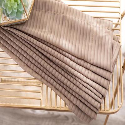 China Sheer Memory Curtain Stripe Chiffon Fabric Roll For Window Cloth for sale