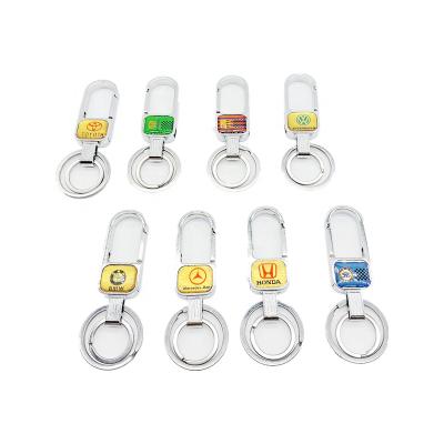 China Pendant Type Button Waist Key Ring Promotion Gift S943 SSS Brand Creative Men's Car Keychain Hanging Waist Chain for sale