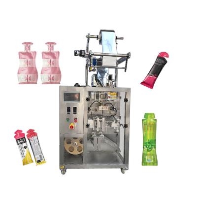 China Ghee Irregular Shape Fill Seal Liquid Automatic Cream Packing Machine Jelly Sachet Juice Commodity Edible Oil Packing Packing Machine for sale