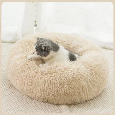 China Manufacturer Wholesale Breathable Round Plush Cat and Dog Pet Warm Mats, Dog, Cat Bed Pet Products Around Pet Bed for sale