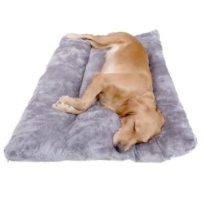 China Removable And Washable Warm And Thick Pet Mat Winter Warm And Thick Pet Bed Wool Sustainable Soft Large Dog Bed for sale