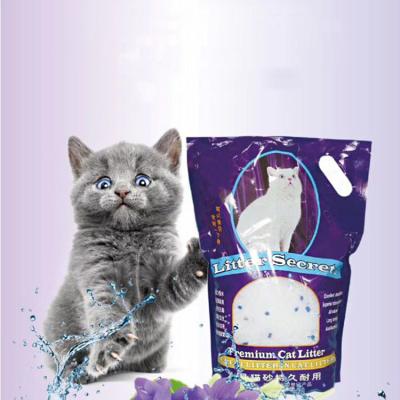 China Silica Gel Crystal Cat Litter Deodorant 3.8L Environmentally Sustainable Non Pooling Cat Cleaning Products for sale