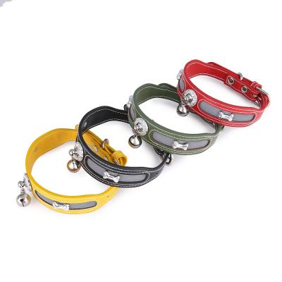 China New Design Bone Logo Collar Viable Cat Personalized Cat And Thoughtful Dog Collar for sale