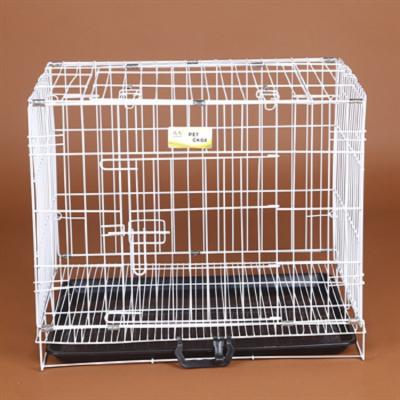 China Large Viable Wholesale Foldable Pet Cage Metal Manufacturer Pet Kennel Kennel Mesh Collapsible Dog Cage for sale