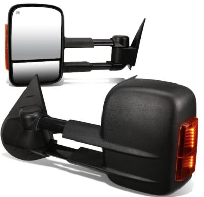 China Heated Powered Heated Towing Side Mirrors Turn Signal Compatible with 07-13 Silverado Towing Suburban Sierra YukonTahoe Mirrors for sale