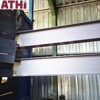 China Building Material Stores China Automatic H Beam Shot Blasting Machine And Paint Drying Production Line for sale