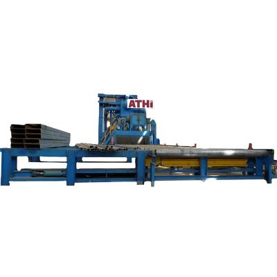 China Automatic Steel Profile Roller Conveyor Abrasive Shot Blasting Cleaning Machine for sale