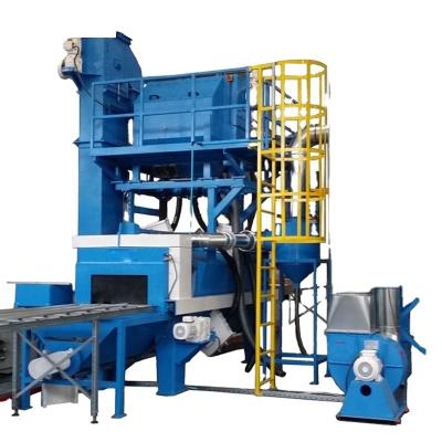 China Automatic Steel Profile H Beam Roller Conveyor Shot Blasting Cleaning Machine for sale