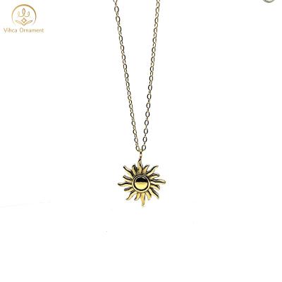 China New Fashionable Weixia Style Extravagance Stainless Steel Jewelry Stainless Steel Necklace for sale