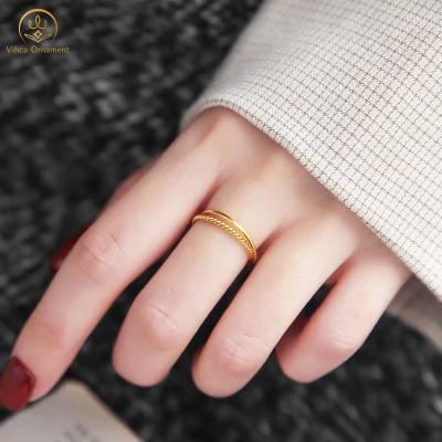 China FASHIONABLE Latest Designs Bulky Fashion Stylish Weixia Stainless Steel Multiple Ring for sale