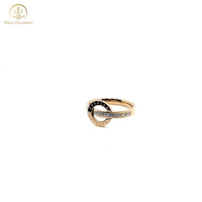 China 2022 Lady Supply Fashionable Chinese Cheap Antique Ceremony Ring Stainless Steel Resize for sale