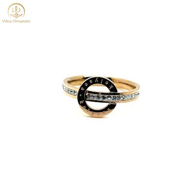 China FASHIONABLE Weixia Customized Wholesale Personalized Custom Stainless Steel Wedding Rings For Women for sale