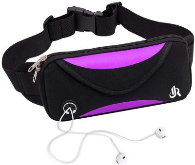 China Water Proof Waist Bag Women's Fannie Pack Custom Logo Running Belt with Free Bag Fanny Pack Workout Belt Pocket Sports Supplement Belt Bounce for sale