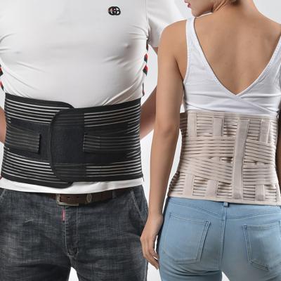 China Cheaper Price Back Brace Waist Support Lumbar Lower Back Belt Durable For Elderly Driver for sale