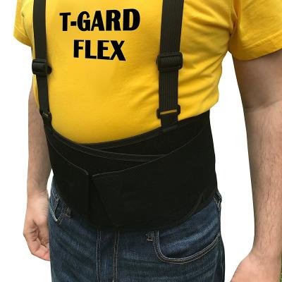 China Durable Safety Back Support Belt For Work Heavy Duty Removable Shoulder Straps Protect Waist During Occupational Work Protection for sale