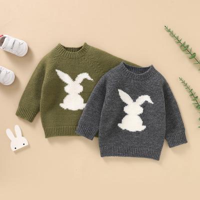 China Autumn Toddler Infant Boys Girls Baby Sweaters Cute Newborn Long Sleeve Bunny Top Spring Knitted Sweaters 0-3Y for sale