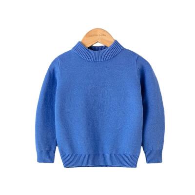 China Autumn Kids Baby Boys Girls Knitted Pullover Sweaters Winter Baby Boy Girls Long Sleeve Candy Color Cardigan Knit Children's Sweaters for sale