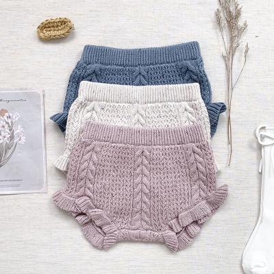 China Knitted Children Clothing Kids PP Shorts Baby Boy Girls Knitting Shorts Baby Boy Girl Shorts Pants Autumn Spring Baby Girl Knit for sale