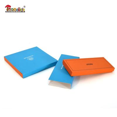 China Handmade Custom Blue Square Paper Packaging Gift Box For Birthday Gift for sale