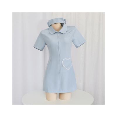 China Large size female sexy uniform suit nurse maid performance COS lingerie angel white temptation cosplay for sale