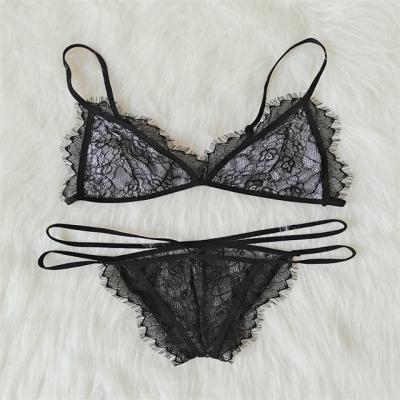 China New Bud Bottoms Silk Bikini Perspective Breathable Sexy Underwear Appeal Underwear Suit for sale