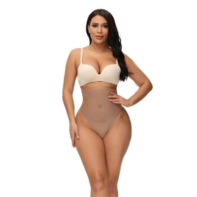 China QUICK DRY ladies high-waisted thong underwear with tummy tuck and hip lift for sale