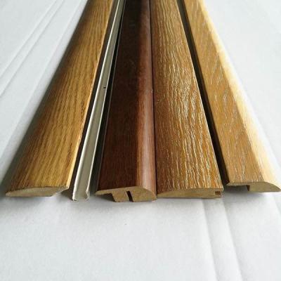 China Interior Decoration MDF Skirting T-Mount Reducer Laminate Flooring Accessory Reducer HomeDecoration for sale