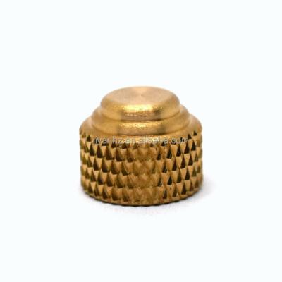 China Aluminum Brass Auto Lathe Parts Threaded Nut Insert CNC Machining Service for sale