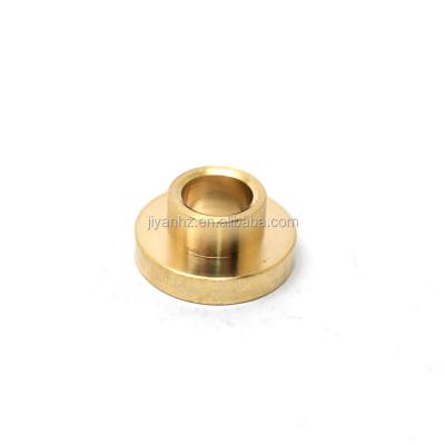 China Hotels Custom Auto Lathe Flange CNC Machining Brass Copper Parts Machined Brass Bushing for sale