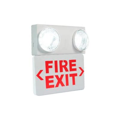 China Emergency Fire Safety LED Luminaire Exit Sign Lamp Ceiling Wall Mounted Bulkhead combo Emergency Light beem for sale