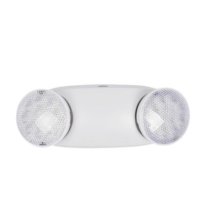 China Hospital Wholesale High Brightness Indoor Supermarket ABS Rechargeable Double Heads Led Emergency Light for sale