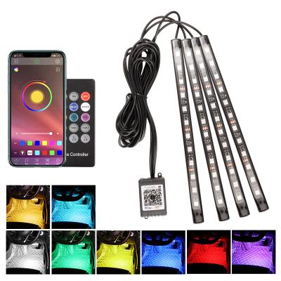 China Special+Easy Car Remote Installation RGB USB 12V Car Decoration Lights Music Sync Ace NS Atmosphere Interior Car Led Light Strip Light Under Body Decoration for sale