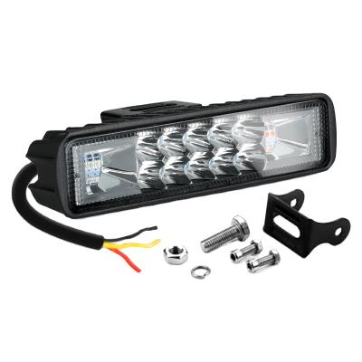 China Super Powerful 48W 7Inches Led Light Bar Flood Lamp Car Fog Light ATV SUV Works Light Weight 37*150*40mm for sale