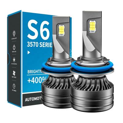 China Aluminum S6 9005 9006 9012 H1 H3 led H4 H7 H11 led headlight car for sale