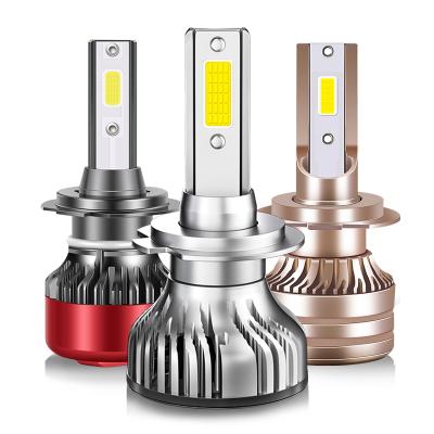 China ATO Lights Super Light H1 H3 H4 H7 H11 9005 Led Car Headlight Car Bulb 8000LM 9006 By 9012 Led Bulb 12*5*16.2 for sale