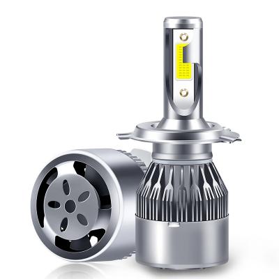 China Aluminum natural white 6000K aviation led light car 880 9005 9006 9012 H1 H3 H7 H11 led headlight 9004 9007 H4 H13 C6 hedlamps for sale