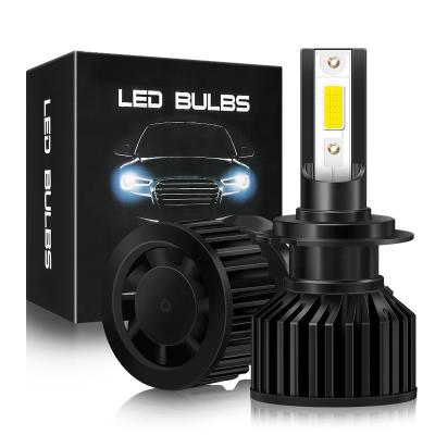 China Hot Sale H7 Car Led Light Automotive Lamp Led Car Light DOB Chips H7 Led Headlight Bulb Universal for sale