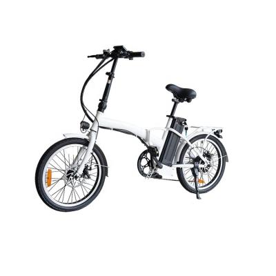 China 20inch 36V 10.5AH 250W Foldable High Carbon Steel Electric Bicycle Folding Ebike for sale