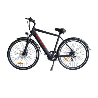 China New Standard Type City E Bike Electric Bike Black 700c Displacement Bicycle For Commuting for sale