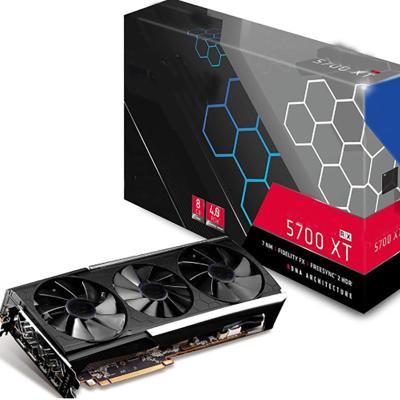 China AXRX 5700XT Workstation Rumax Dragon Radeon Rx 5700 Xt 8GB GDDR6 Red Graphics Card with Cards for sale