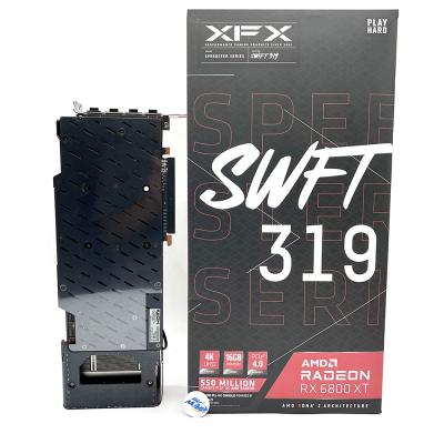 China Rumax XFX AMD Radeon RX 6800 XT SWIFT 319 16GB OC Workstation Computer 256bit Gaming Graphics Card High End Video Card for sale